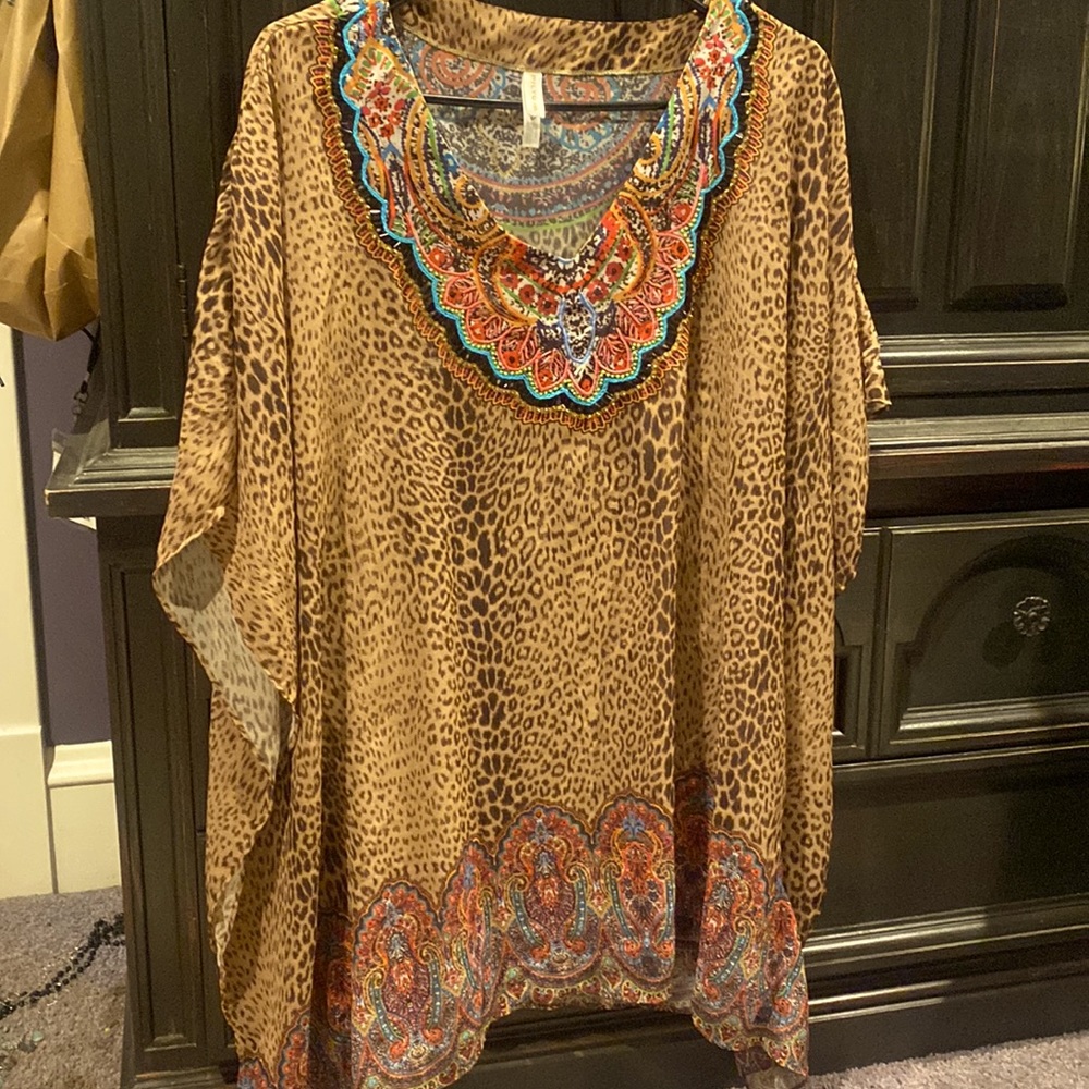 PILYQ SWIMSUIT COLORFUL/PRINTED COVERUP